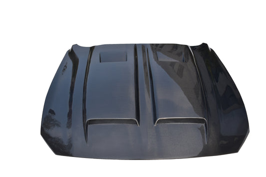 Ford Mustang Ecoboost V6 GT March1 Bullitt S550.2 2018 2019 2020 2021 2022 2023 with Aftermarket Parts - V1 Hood Carbon Fiber/FRP from Aero Republic