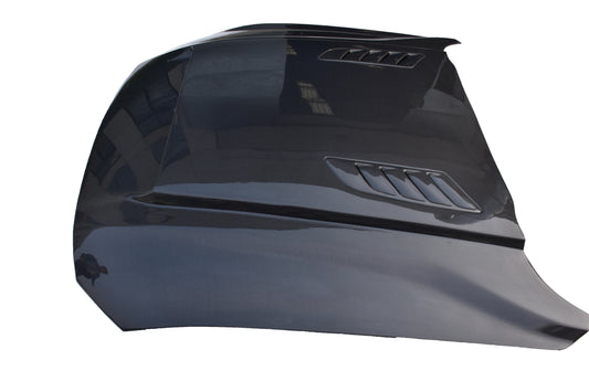 Ford Mustang Ecoboost V6 GT March1 Bullitt S550.2 2018 2019 2020 2021 2022 2023 with Aftermarket Parts - V2 Hood Carbon Fiber/FRP from Aero Republic