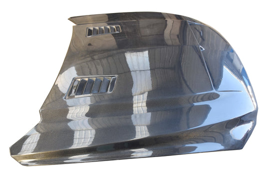 Ford Mustang GT 5.0 V6 3.6 Ecoboost 2.3 S550.1 2015 2016 2017 with Aftermarket Parts - V3 Hood Carbon Fiber/FRP from Aero Republic