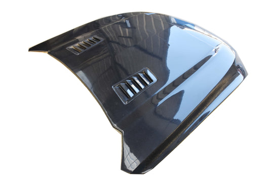 Ford Mustang GT 5.0 V6 3.6 Ecoboost 2.3 S550.1 2015 2016 2017 with Aftermarket Parts - V3 Hood Carbon Fiber/FRP from Aero Republic