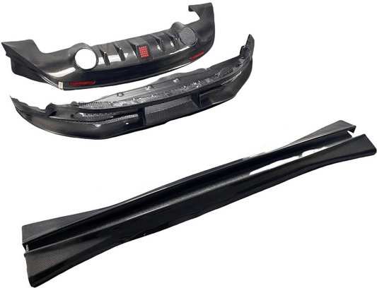 Infiniti FX35 2009 2010 2011 2012 with Aftermarket Parts - Full Body Kit Package Carbon Fiber from Aero Republic