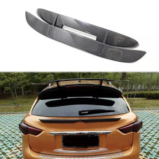 Infiniti FX35 2009 2010 2011 2012 with Aftermarket Parts - Rear Roof Spoiler Carbon Fiber from Aero Republic