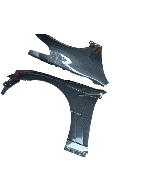 Infiniti G37 G37x Anniversary Limited Journey Sport S X Base 2009 2010 2011 2012 2013 with Aftermarket Parts - V1 Front Fenders Carbon Fiber from Aero Republic