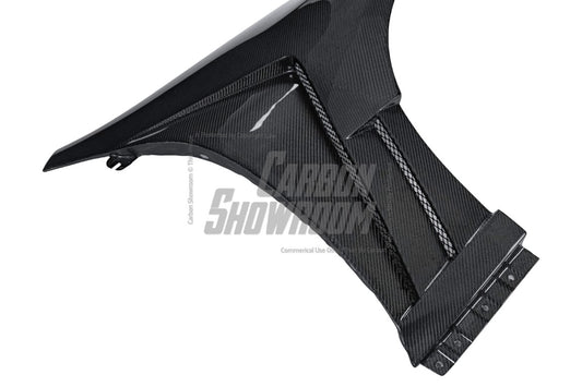 Infiniti G37 G37x Anniversary Limited Journey Sport S X Base 2009 2010 2011 2012 2013 with Aftermarket Parts - V1 Front Fenders Carbon Fiber from Aero Republic