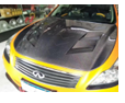 Infiniti G37 G37x IPL Anniversary Journey Sport X Base 2008 2009 2010 2011 2012 2013 & Q60 Journey Sport S Base 2014 2015 with Aftermarket Parts - AM Hood Carbon Fiber from Aero Republic