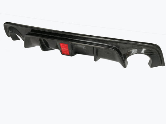 Infiniti Q50 2014 2015 2016 2017 2018 2019 2020 2021 2022 2023 2024 with Aftermarket Parts - Rear Diffuser Carbon Fiber from Aero Republic