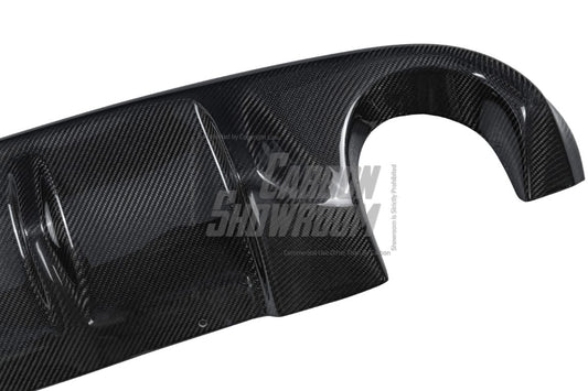 Infiniti Q50 Red Sport 400 Luxe Sensory Signature Premium Pure 2014 2015 2016 2017 with Aftermarket Parts - Japanese Version (Lower Layer) Rear Diffuser Carbon Fiber from Aero Republic