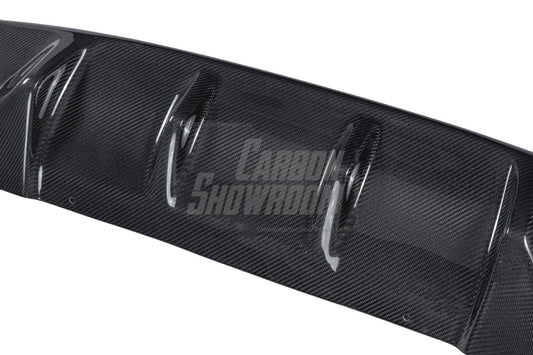 Infiniti Q50 Red Sport 400 Luxe Sensory Signature Premium Pure 2014 2015 2016 2017 with Aftermarket Parts - Japanese Version (Lower Layer) Rear Diffuser Carbon Fiber from Aero Republic