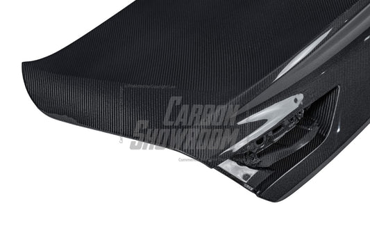 Infiniti Q60 Red Sport 400 Premium Luxe Sport Pure 2017 2018 2019 2020 2021 2022 with Aftermarket Parts - Trunk Carbon Fiber from Aero Republic