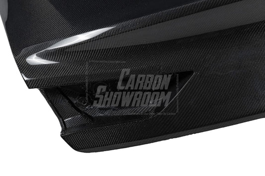 Infiniti Q60 Red Sport 400 Premium Luxe Sport Pure 2017 2018 2019 2020 2021 2022 with Aftermarket Parts - Trunk Carbon Fiber from Aero Republic