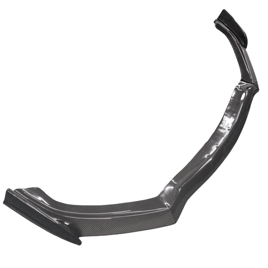 Infiniti Q60 Red Sport 400 Premium Luxe Sport Pure 2017 2018 2019 2020 2021 2022 with Aftermarket Parts - Three-stage Front Lip Carbon Fiber from Aero Republic