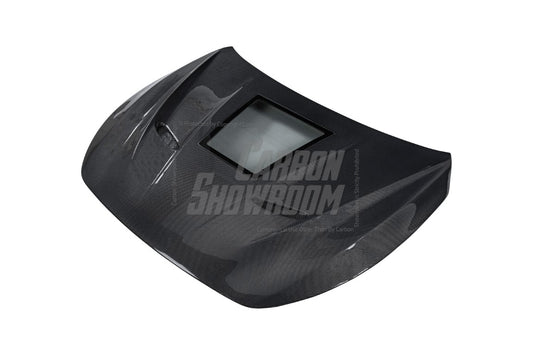 Infiniti Q60 Red Sport 400 Premium Luxe Sport Pure 2017 2018 2019 2020 2021 2022 with Aftermarket Parts - Type A Hood Carbon Fiber from Aero Republic