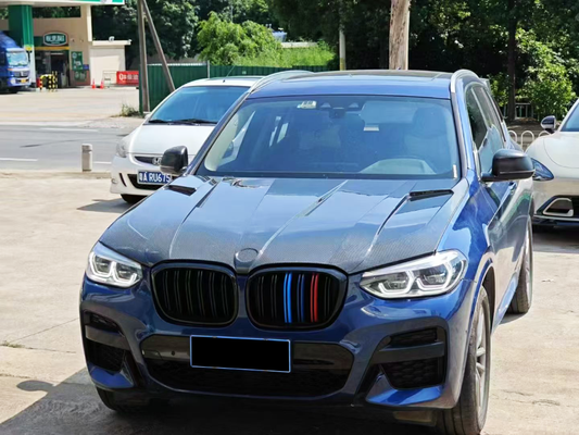 BMW X3 M40i xDrive30e s/xDrive30i G01 & X3M X3MC F97 (Fits Both Pre-LCI & LCI) 2019 2020 2021 2022 2023 2024 & X4 G02 xDrive30i M40i (Fits Both Pre-LCI & LCI) 2019 2020 2021 2022 2023 2024 2025 & X4M X4MC F98 2019-ON with Aftermarket Parts - LD Style Hood Dry Pre-preg Carbon Fiber from Aero Republic?