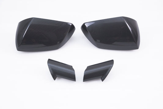 Lamborghini Aventador LP700 LP720 LP750 SVJ SV with Aftermarket Parts - OEM Upgrade Mirror Caps Pre-preg Carbon Fiber from Aero Republic