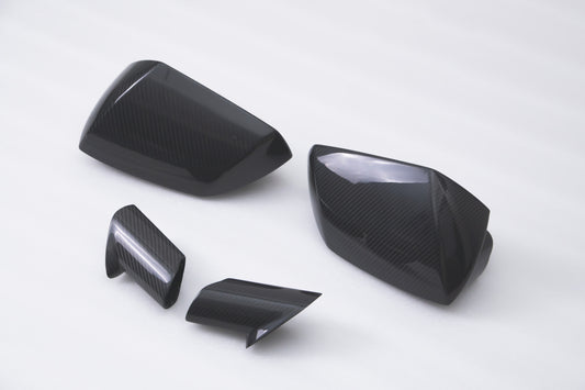 Lamborghini Aventador LP700 LP720 LP750 SVJ SV with Aftermarket Parts - OEM Upgrade Mirror Caps Pre-preg Carbon Fiber from Aero Republic