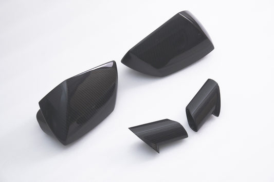 Lamborghini Aventador LP700 LP720 LP750 SVJ SV with Aftermarket Parts - OEM Upgrade Mirror Caps Pre-preg Carbon Fiber from Aero Republic