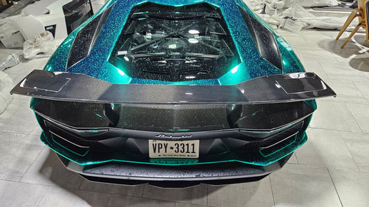 Lamborghini Aventador Base LP700 LP720 S LP740 LP750 Ultimate LP780 2012 2013 2014 2015 2016 2017 2018 2019 2020 2021 2022 2023 with Aftermarket Parts - Rear Wing Carbon Fiber / FRP from Aero Republic
