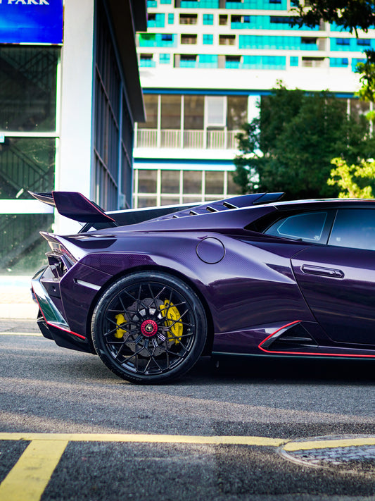 Lamborghini Huracan LP580 LP610 Evo RWD AWD Tecnica Performante STO Sterrato 2015 2016 2017 2018 2019 2020 2021 2022 2023 2024 with Aftermarket Parts - 1:1 STO OEM Style Rear Fenders & Rear Engine Trunk deck Lid & Rear Fenders Intake Pipe Pre-preg Carbon Fiber / FRP from Aero Republic