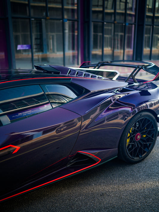 Lamborghini Huracan LP580 LP610 Evo RWD AWD Tecnica Performante STO Sterrato 2015 2016 2017 2018 2019 2020 2021 2022 2023 2024 with Aftermarket Parts - 1:1 Evo Tecnica STO Style Side Skirts Pre-preg Carbon Fiber / FRP from Aero Republic