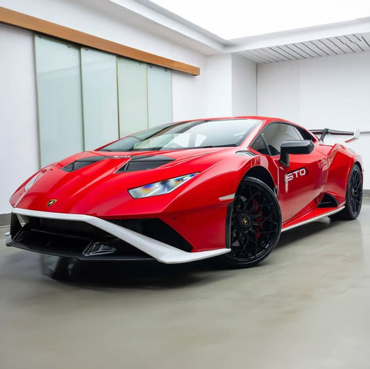 Lamborghini Huracan LP580 LP610 Evo RWD AWD Tecnica Performante STO Sterrato 2015 2016 2017 2018 2019 2020 2021 2022 2023 2024 with Aftermarket Parts - 1:1 Evo Tecnica STO Style Side Skirts Pre-preg Carbon Fiber / FRP from Aero Republic
