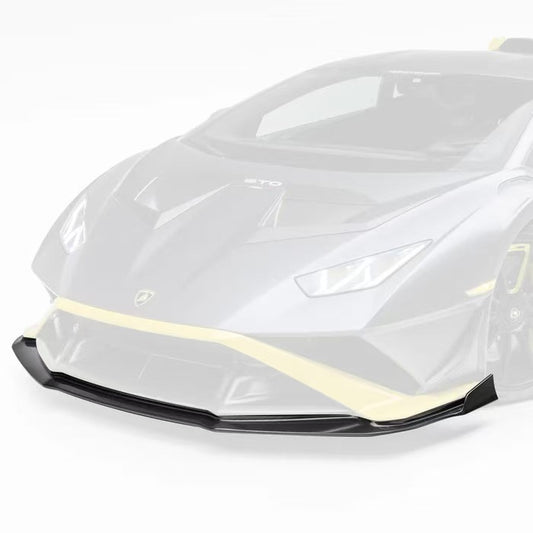 Lamborghini Huracan STO 2021 2022 2023 2024 with Aftermarket Parts - Vor Style Front Lip Pre-preg Carbon Fiber / FRP from Aero Republic