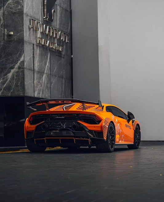 Lamborghini Huracan LP580 LP610 Evo RWD AWD Tecnica Performante STO Sterrato 2015-2024 with Aftermarket Parts - 1:1 STO OEM Style Rear Bumper Pre-preg Carbon Fiber / FRP from Aero Republic