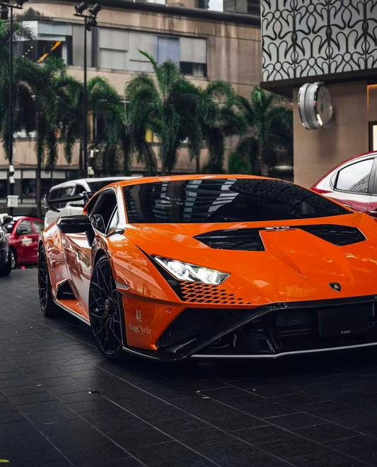 Lamborghini Huracan LP580 LP610 Evo RWD AWD Tecnica Performante STO Sterrato 2015 2016 2017 2018 2019 2020 2021 2022 2023 2024 with Aftermarket Parts - 1:1 Evo Tecnica STO Style Side Skirts Pre-preg Carbon Fiber / FRP from Aero Republic