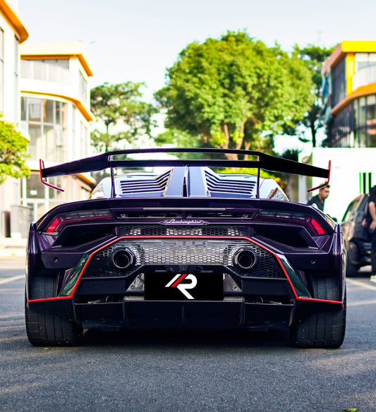 Lamborghini Huracan STO 2021 2022 2023 2024 with Aftermarket Parts - 1:1 STO OEM Style Rear Diffuser Pre-preg Carbon Fiber / FRP from Aero Republic