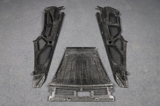 Aero Republic Engine Bay Panels for Lamborghini Huracan Tecnica Performante Evo LP610 LP580 2015-2024 Dry Pre-preg Carbon Fiber