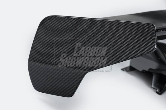 Lamborghini Huracan Tecnica Performante Evo LP610 LP580 2015 2016 2017 2018 2019 2020 2021 2022 2023 2024 with Aftermarket Parts - Vor V2 Style Rear Wing Dry Pre-preg Carbon Fiber from Aero Republic