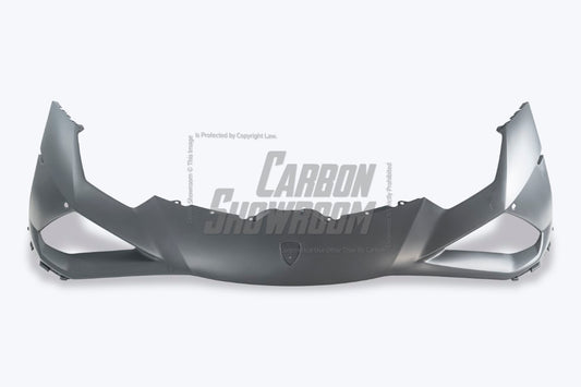 Lamborghini Huracan Tecnica Performante Evo LP610 LP580 2015 2016 2017 2018 2019 2020 2021 2022 2023 2024 with Aftermarket Parts - Evo Style Front Bumper Dry Pre-preg Carbon Fiber from Aero Republic