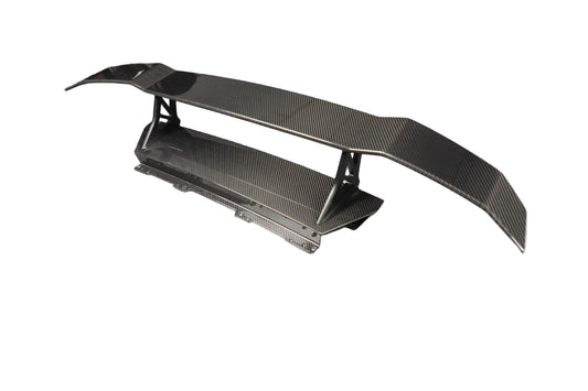 Lamborghini Huracan Tecnica Performante Evo LP610 LP580 2015 2016 2017 2018 2019 2020 2021 2022 2023 2024 with Aftermarket Parts - Vor V1 Style Rear Wing Dry Pre-preg Carbon Fiber from Aero Republic