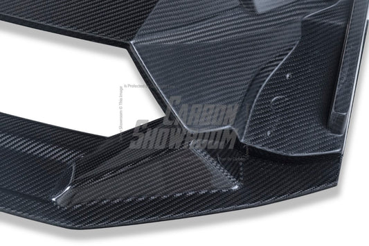 Lamborghini Huracan Tecnica Performante Evo LP610 LP580 2015 2016 2017 2018 2019 2020 2021 2022 2023 2024 with Aftermarket Parts - Tecnica Style Engine Hatch Dry Pre-preg Carbon Fiber from Aero Republic