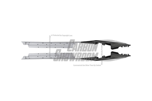 Aero Republic Lamborghini LP700 Upgrade SVJ Carbon Fiber Side Skirts - Performance SpeedShop