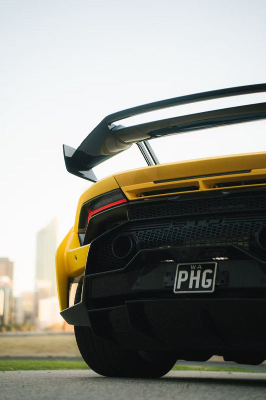 Lamborghini Huracan STO 2021 2022 2023 2024 with Aftermarket Parts - 1:1 STO OEM Style Rear Diffuser Pre-preg Carbon Fiber / FRP from Aero Republic