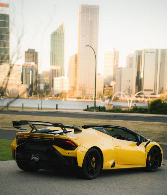 Lamborghini Huracan LP580 LP610 Evo RWD AWD Tecnica Performante STO Sterrato 2015 2016 2017 2018 2019 2020 2021 2022 2023 2024 with Aftermarket Parts - 1:1 STO OEM Style Rear Fenders & Rear Engine Trunk deck Lid & Rear Fenders Intake Pipe Pre-preg Carbon Fiber / FRP from Aero Republic