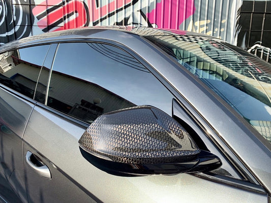 Lamborghini Urus 2019 2020 2021 2022 2023 2024 with Aftermarket Parts - M Style Mirror Cap Pre-preg Carbon Fiber from Aero Republic