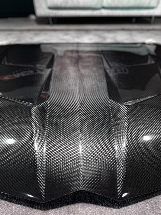 Lamborghini Urus 2019 2020 2021 2022 2023 2024 with Aftermarket Parts - M Style Hood Bonnet Pre-preg Carbon Fiber from Aero Republic