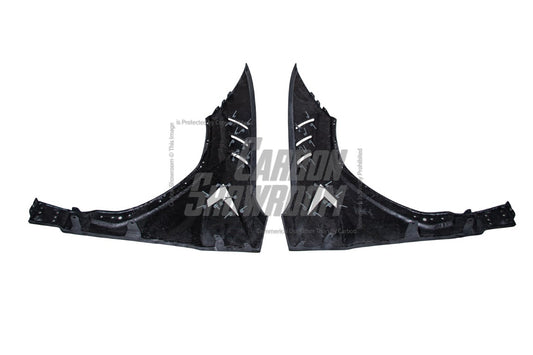 Lamborghini Urus 2019 2020 2021 2022 with Aftermarket Parts - M Style Front Fenders Carbon Fiber from Aero Republic