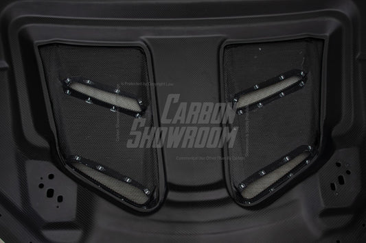 Lamborghini Urus 2019 2020 2021 2022 2023 2024 with Aftermarket Parts - M Style Hood Bonnet Pre-preg Carbon Fiber from Aero Republic