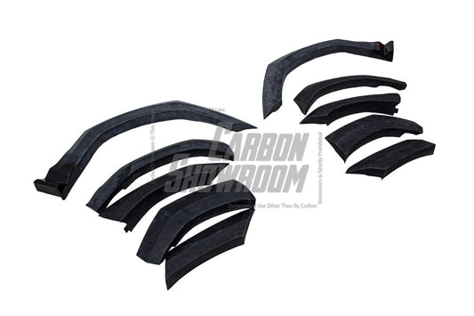Lamborghini Urus 2019 2020 2021 2022 with Aftermarket Parts - M Style Wheel Arches Carbon Fiber / FRP from Aero Republic