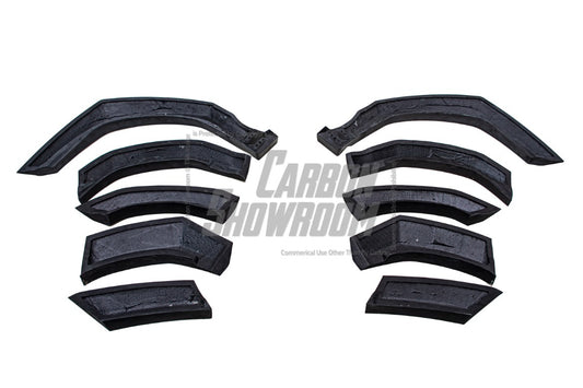 Lamborghini Urus 2019 2020 2021 2022 with Aftermarket Parts - M Style Wheel Arches Carbon Fiber / FRP from Aero Republic