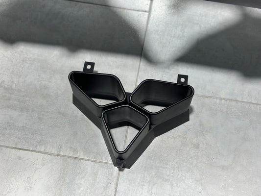 Lamborghini Urus 2019 2020 2021 2022 with Aftermarket Parts - M Style Rear Bumper & Diffuser Carbon Fiber from Aero Republic