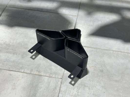 Lamborghini Urus 2019 2020 2021 2022 with Aftermarket Parts - M Style Rear Bumper & Diffuser Carbon Fiber from Aero Republic