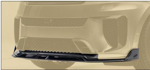 Land Rover Range Rover Sport SV L461 2024-ON with Aftermarket Parts - Msry Style Front Bumper Lip Splitter Dry Pre-preg Carbon Fiber from Aero Republic