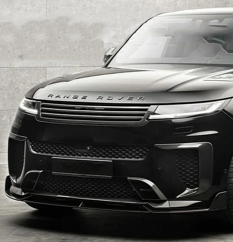 Land Rover Range Rover Sport SV L461 2024-ON with Aftermarket Parts - Msry Style Front Bumper Lip Splitter Dry Pre-preg Carbon Fiber from Aero Republic