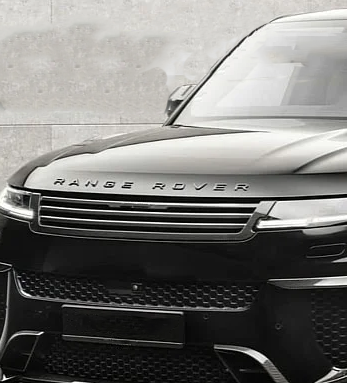 Land Rover Range Rover Sport SV L461 2024-ON with Aftermarket Parts - Msry Style Front Grill Mask Dry Pre-preg Carbon Fiber from Aero Republic