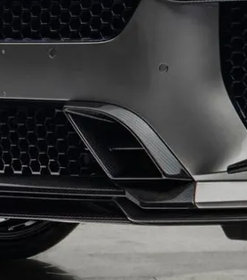 Land Rover Range Rover Sport SV L461 2024-ON with Aftermarket Parts - Msry Style Front Bumper Lower Splitter Vents Trims Dry Pre-preg Carbon Fiber from Aero Republic