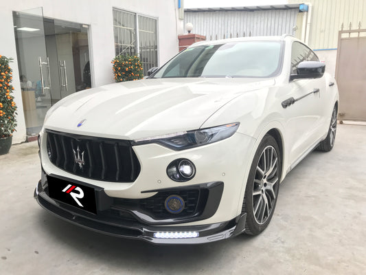 Maserati Levante Base Lusso GranLusso GranSport GT Ultima GTS Modena Tributo Trofeo 2017 2018 2019 2020 2021 2022 2023 2024 with Aftermarket Parts - Vertical & Horizontal Grill Insert Trim Replacement Pre-preg Carbon Fiber from Aero Republic