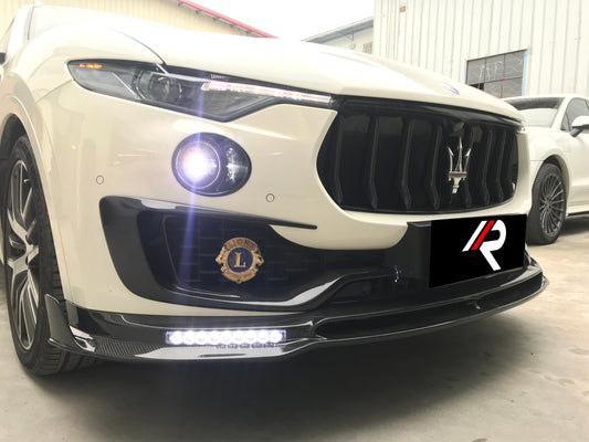 Maserati Levante Base Lusso GranLusso GranSport GT Ultima GTS Modena Tributo Trofeo 2017 2018 2019 2020 2021 2022 2023 2024 with Aftermarket Parts - Vertical & Horizontal Grill Insert Trim Replacement Pre-preg Carbon Fiber from Aero Republic